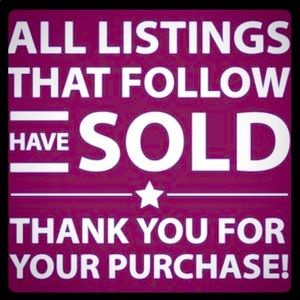 Everything is SOLD beyond this point!